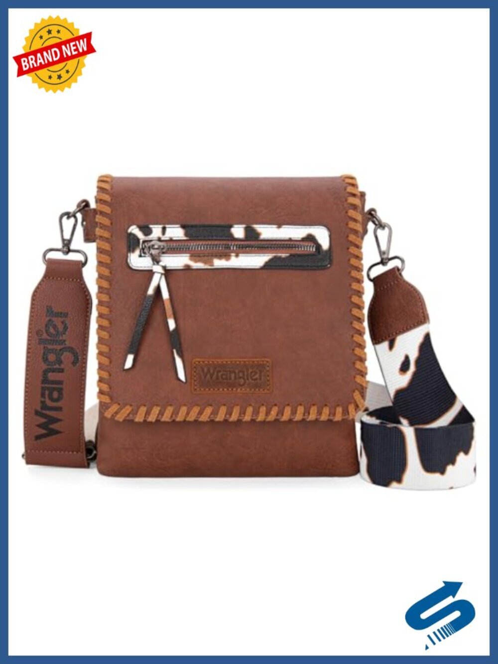 Woven Hobo Crossbody Purse with Adjustable Vegan Leather Strap
